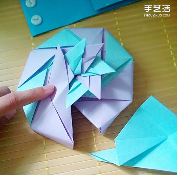 七夕禮盒的折紙方法 八邊形紙盒的折法圖解 -  itrip.net.cn
