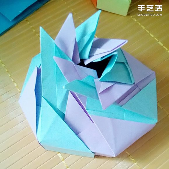 七夕禮盒的折紙方法 八邊形紙盒的折法圖解 -  itrip.net.cn