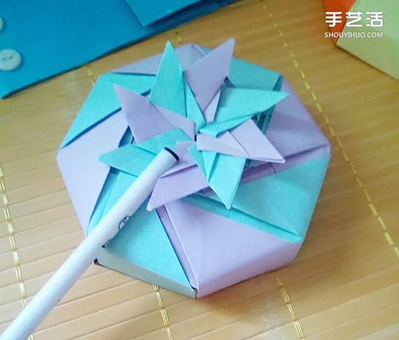 七夕禮盒的折紙方法 八邊形紙盒的折法圖解 -  itrip.net.cn