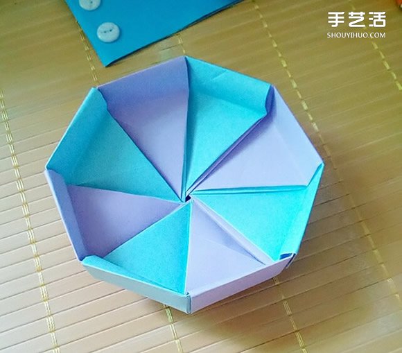 七夕禮盒的折紙方法 八邊形紙盒的折法圖解 -  itrip.net.cn