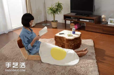吐司和室椅和荷包蛋蓋毯 創(chuàng)意無極限的設(shè)計(jì) -  itrip.net.cn
