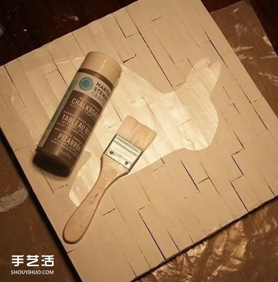 雪糕棍裝飾畫(huà)DIY圖解 簡(jiǎn)單裝飾畫(huà)用冰棒棍做 -  itrip.net.cn