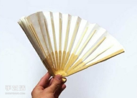 簡單折扇做燈罩的方法 紙扇吊燈燈罩手工制作 -  itrip.net.cn