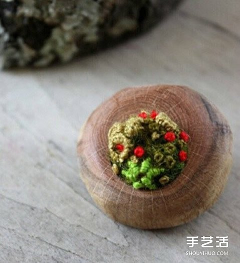 迷你羊毛氈風(fēng)景畫圖片 仿佛內(nèi)藏另一個世界 -  itrip.net.cn