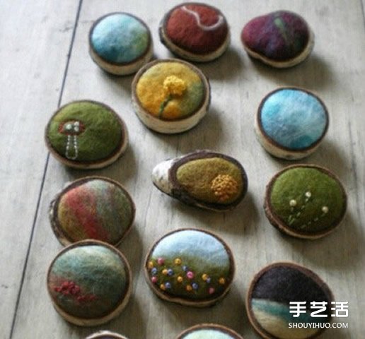 迷你羊毛氈風(fēng)景畫圖片 仿佛內(nèi)藏另一個世界 -  itrip.net.cn