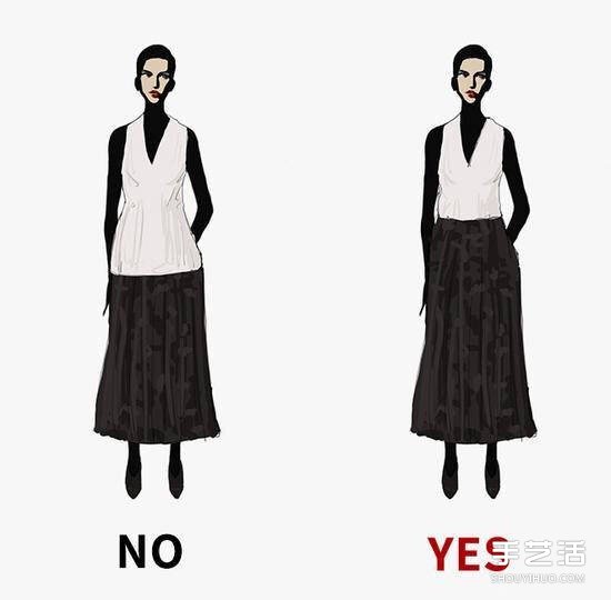 簡(jiǎn)單穿衣法則圖解 比例搭配好就能顯高顯瘦 -  itrip.net.cn