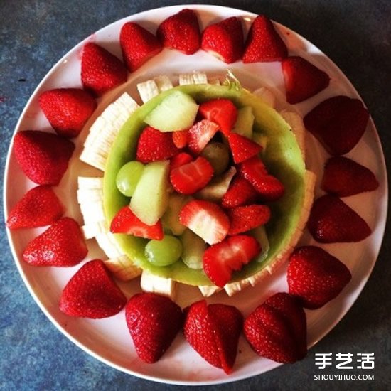 簡(jiǎn)單隨意的水果拼盤圖片 讓人口水直流的大餐 -  itrip.net.cn