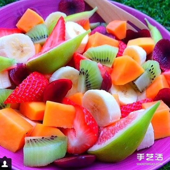 簡(jiǎn)單隨意的水果拼盤圖片 讓人口水直流的大餐 -  itrip.net.cn