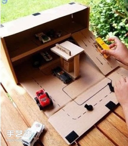 廢紙箱兒童玩具圖片 超好玩的紙箱做玩具作品 -  itrip.net.cn