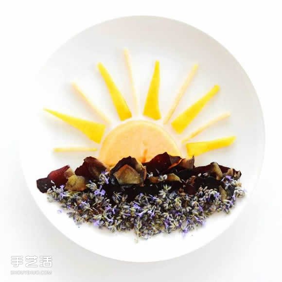 盤子上的藝術(shù) 利用蔬果廚余創(chuàng)作的烹飪畫布 -  itrip.net.cn