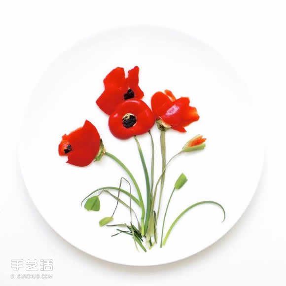 盤子上的藝術(shù) 利用蔬果廚余創(chuàng)作的烹飪畫布 -  itrip.net.cn