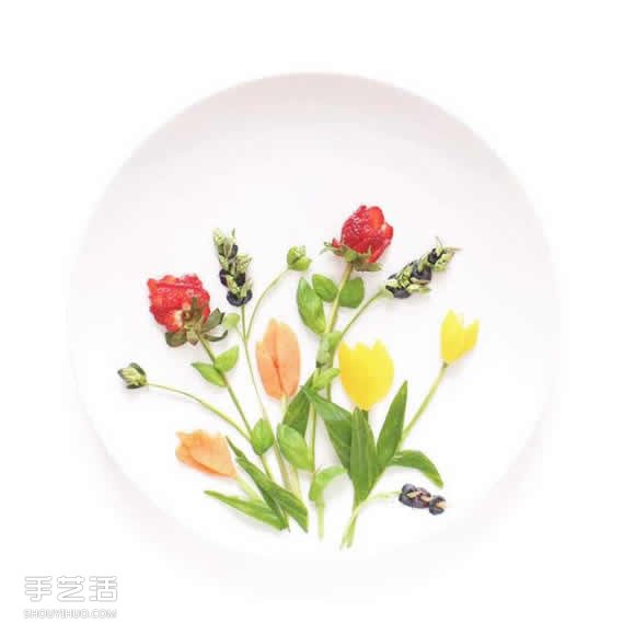 盤子上的藝術(shù) 利用蔬果廚余創(chuàng)作的烹飪畫布 -  itrip.net.cn