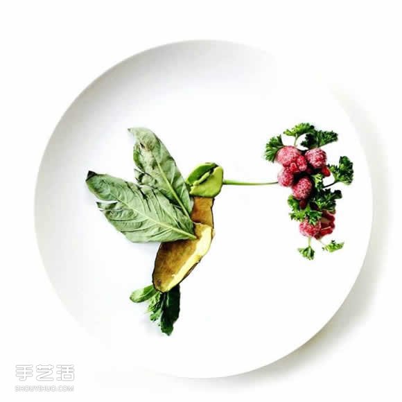盤子上的藝術(shù) 利用蔬果廚余創(chuàng)作的烹飪畫布 -  itrip.net.cn