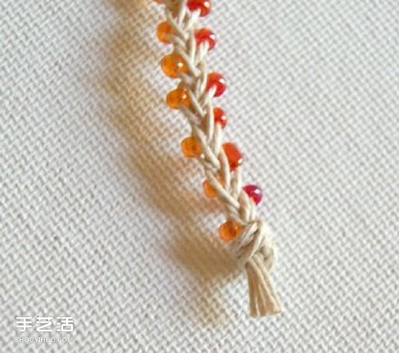 兩色串珠手鏈的編織方法 非?？蓯坌∏逍?-  itrip.net.cn