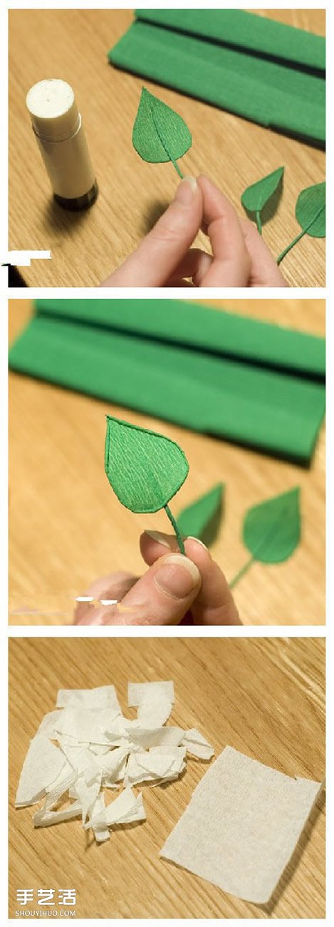 素雅山茶花的折法圖解 皺紋紙山茶花折紙教程 -  itrip.net.cn