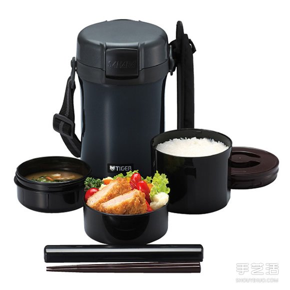 低調(diào)帥氣的黑色飯盒 帶便當(dāng)也可以這么有型！ -  itrip.net.cn