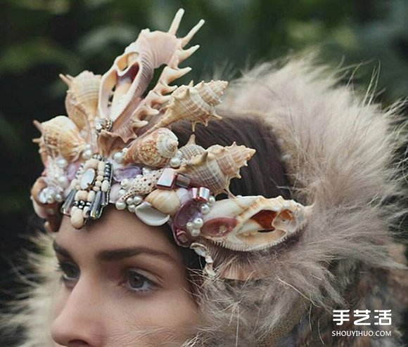 27歲澳洲花匠：利用貝殼和珠寶制作美人魚皇冠 -  itrip.net.cn