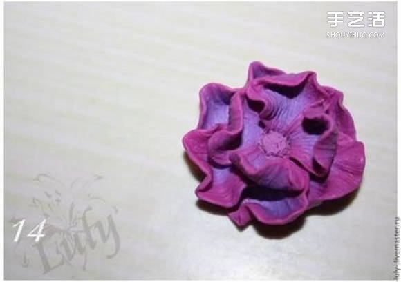 軟陶花戒指制作教程 手工軟陶花朵飾品DIY圖解 -  itrip.net.cn
