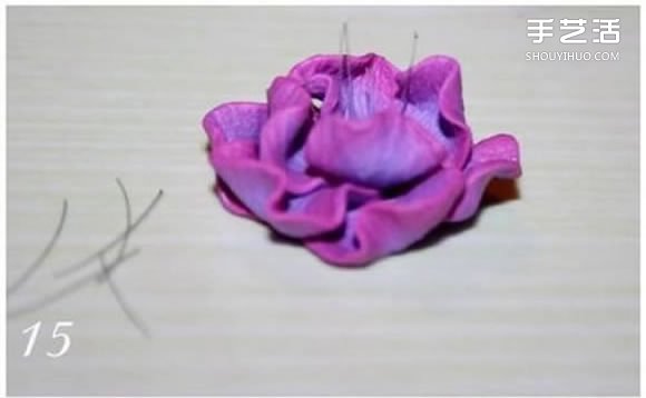 軟陶花戒指制作教程 手工軟陶花朵飾品DIY圖解 -  itrip.net.cn