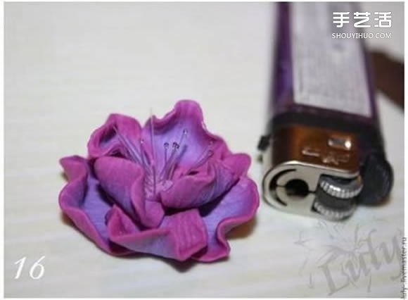 軟陶花戒指制作教程 手工軟陶花朵飾品DIY圖解 -  itrip.net.cn