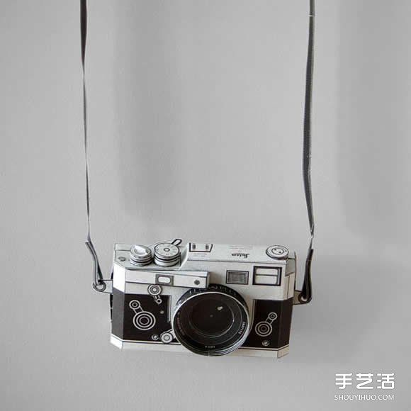 紙糊的萊卡相機(jī)模型 真的可以裝底片拍照！ -  itrip.net.cn