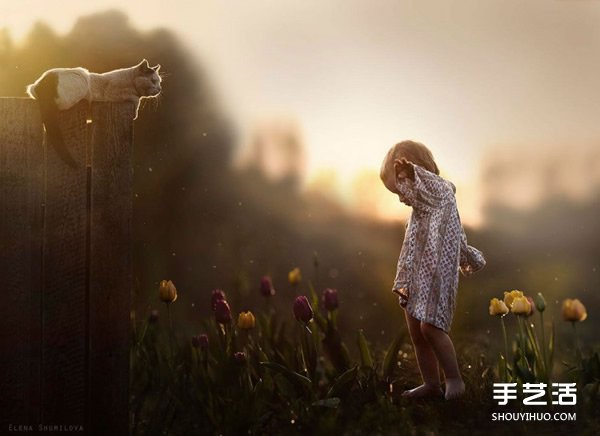 可愛小男孩跟動(dòng)物們的溫馨攝影作品欣賞 -  itrip.net.cn