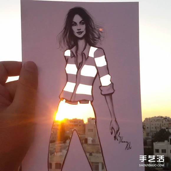 另類“剪紙畫”創(chuàng)意DIY 把世界裝進裙子！ -  itrip.net.cn