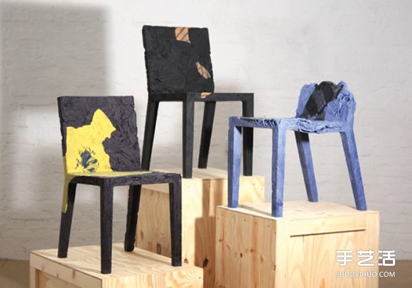 利用舊衣服制作椅子 用淘汰衣服做的椅子圖片 -  itrip.net.cn