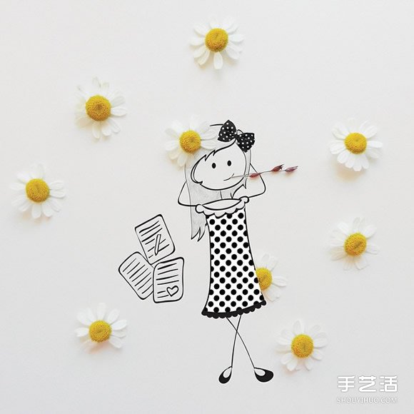 創(chuàng)意畫作品欣賞：講述可愛女生的日常生活 -  itrip.net.cn