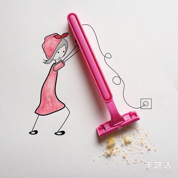 創(chuàng)意畫作品欣賞：講述可愛女生的日常生活 -  itrip.net.cn
