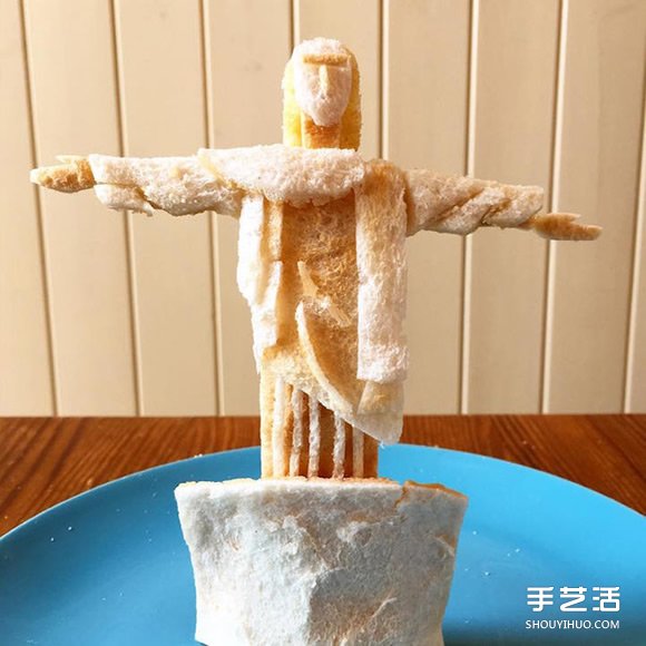 愛(ài)心老爸的面包雕刻作品 讓過(guò)敏女兒吃得開(kāi)心 -  itrip.net.cn