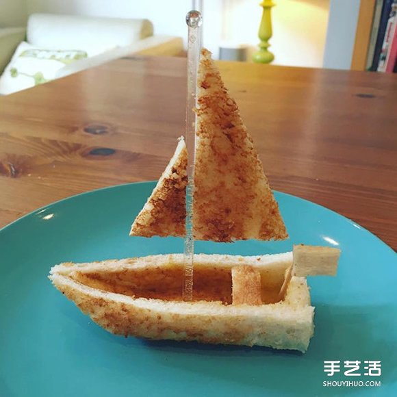 愛(ài)心老爸的面包雕刻作品 讓過(guò)敏女兒吃得開(kāi)心 -  itrip.net.cn