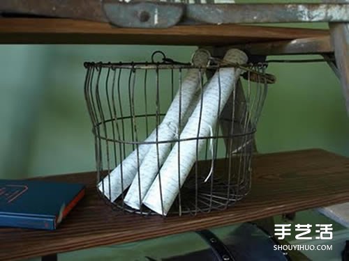 舊梯子改造利用DIY 手工制作層板托架收納架 -  itrip.net.cn