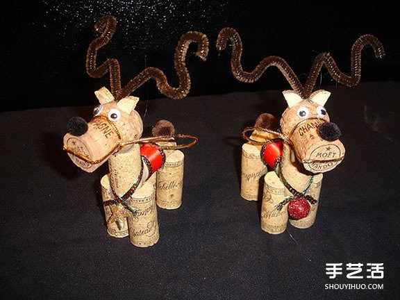 圣誕節(jié)軟木塞DIY圖片 圣誕紅酒瓶塞手工小制作 -  itrip.net.cn
