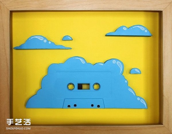 錄音磁帶廢物利用 手工制作呆呆表情卡帶公仔 -  itrip.net.cn