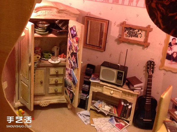 舊吉他改造娃娃屋 送給女兒的25歲生日禮物 -  itrip.net.cn