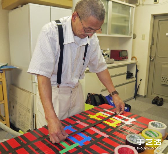 膠帶也能做招牌 日本手工達人剪貼“修悅體” -  itrip.net.cn