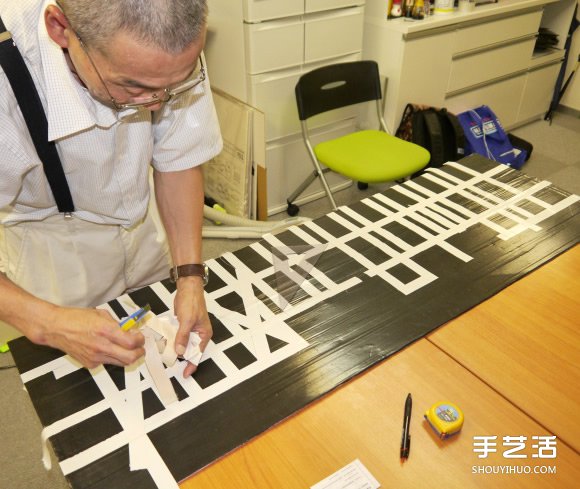膠帶也能做招牌 日本手工達人剪貼“修悅體” -  itrip.net.cn
