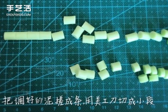軟陶多肉手工制作教程 多肉植物軟陶教程圖解 -  itrip.net.cn
