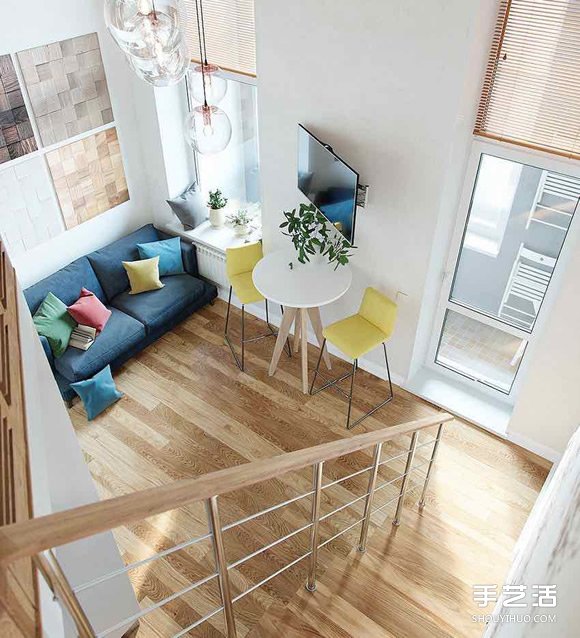 挑高空間好寬闊 莫斯科樓中樓小戶型住宅裝修 -  itrip.net.cn