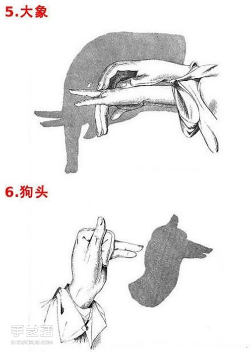 簡(jiǎn)單手影圖片大全 幼兒手影戲圖片教學(xué) -  itrip.net.cn