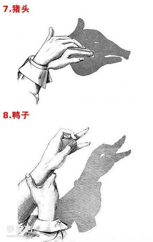 簡(jiǎn)單手影圖片大全 幼兒手影戲圖片教學(xué) -  itrip.net.cn