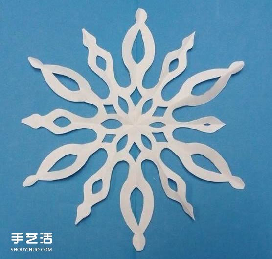 剪紙雪花步驟圖及折法 雪花剪紙方法步驟圖解 -  itrip.net.cn