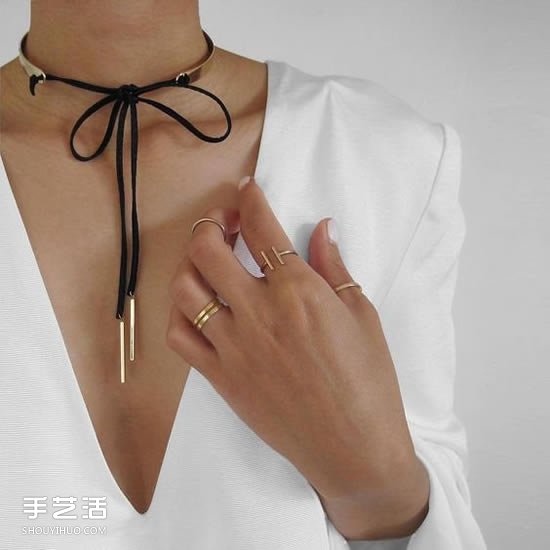 細(xì)致簡(jiǎn)約的綁帶頸鏈DIY 輕易就能散發(fā)女人味 -  itrip.net.cn