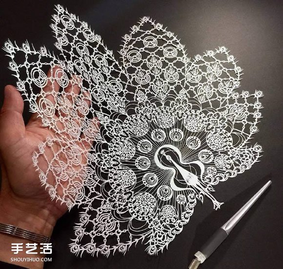 紙雕藝術(shù)家Mr.Riu作品 美翻了的手工紙藝圖片 -  itrip.net.cn