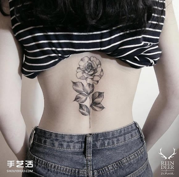 巴洛克式的繁花：結(jié)合服裝與攝影的美感紋身 -  itrip.net.cn
