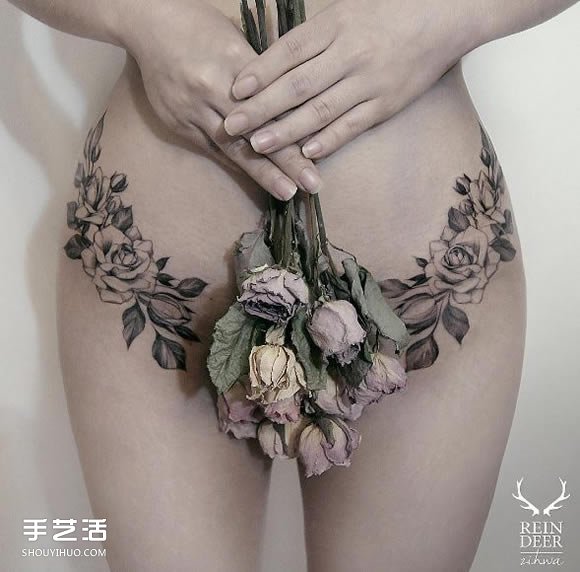 巴洛克式的繁花：結(jié)合服裝與攝影的美感紋身 -  itrip.net.cn