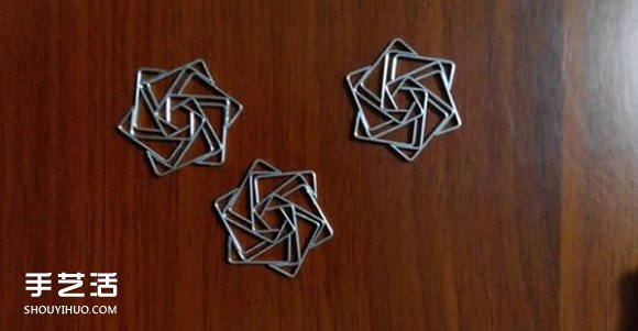 訂書釘玫瑰花制作圖解 用訂書釘做玫瑰的步驟 -  itrip.net.cn