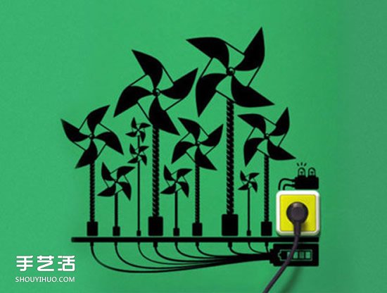 創(chuàng)意插座墻貼圖案設(shè)計(jì) 讓插座變得創(chuàng)意十足 -  itrip.net.cn