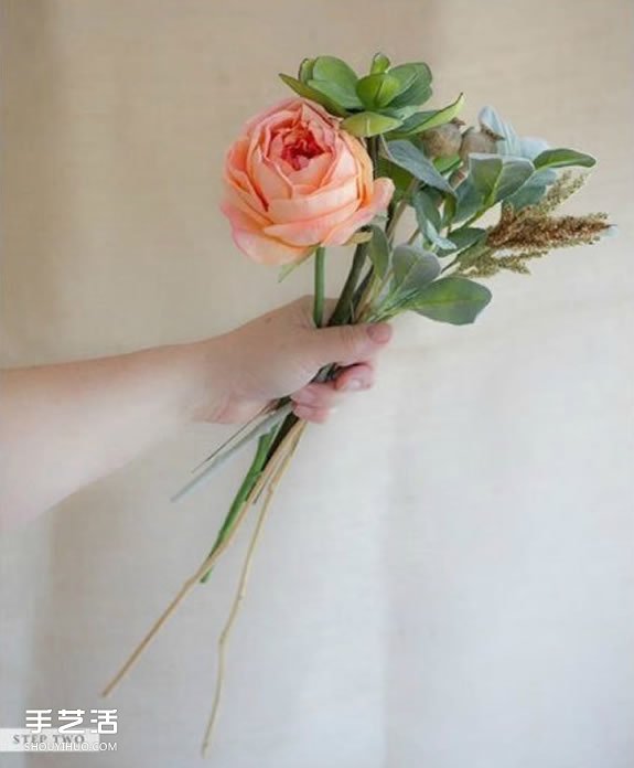 復古風婚禮手捧花DIY 浪漫新娘鮮花手捧花制作 -  itrip.net.cn